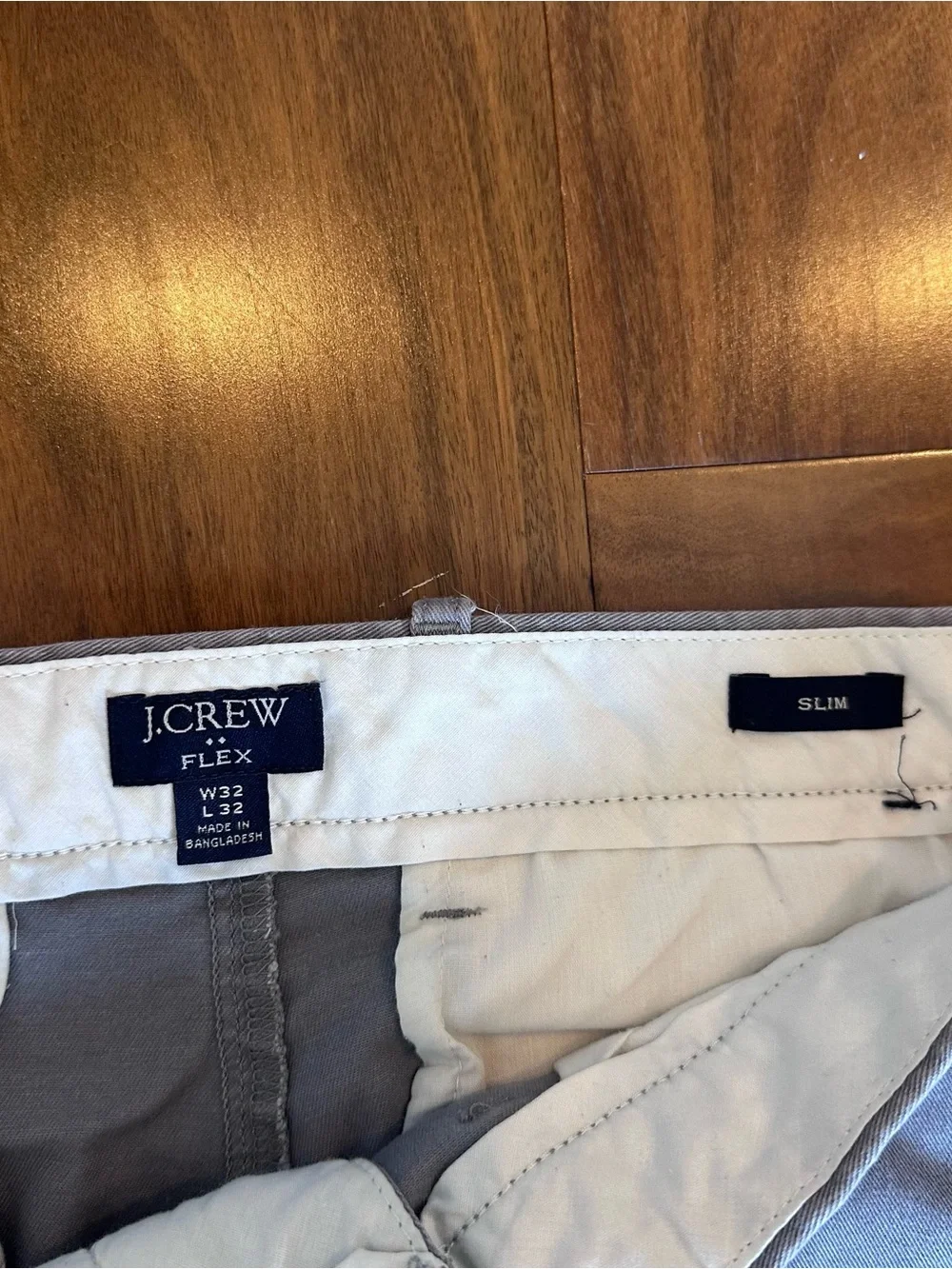 J. Crew Grey Slim Chinos